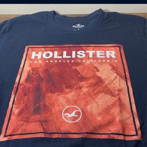 Hollister Navy Blue graphic tee